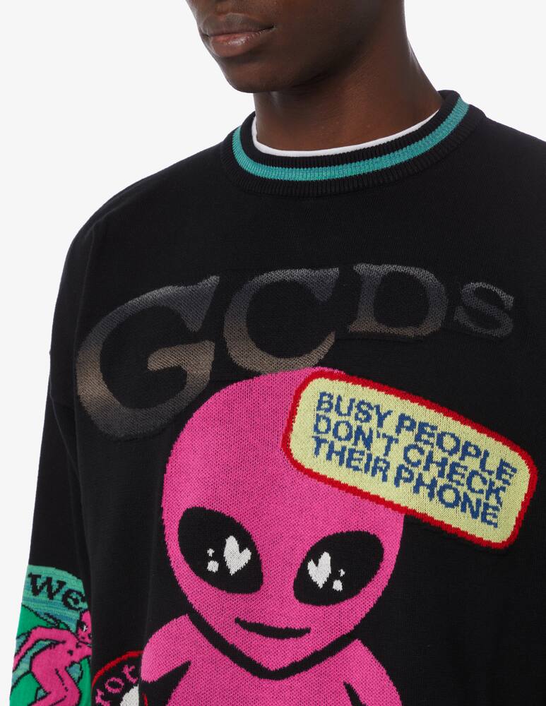 rinascente GCDS Wirdo knit sweater 