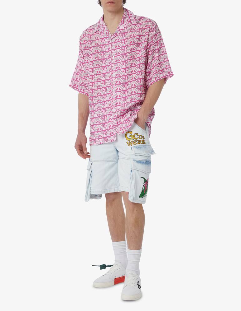 rinascente GCDS Bowling logo allover shirt 