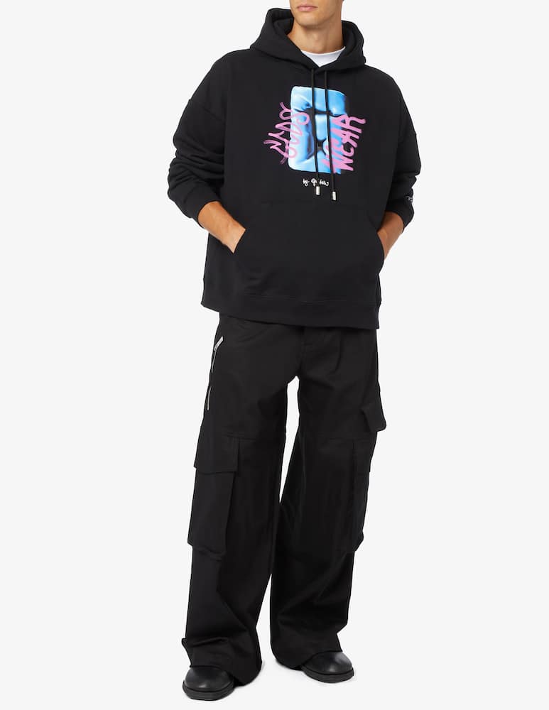 GCDS Hoodie g graffiti - picture 2 GCDS Hoodie g graffiti - picture 2