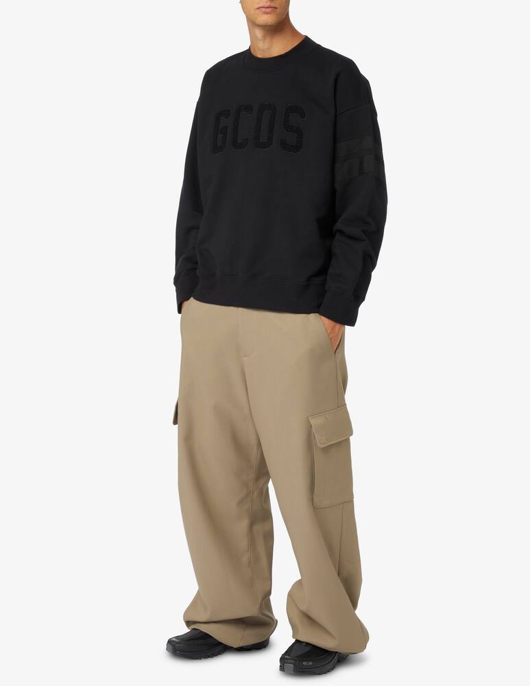 rinascente GCDS Magli girocollo logo velvet