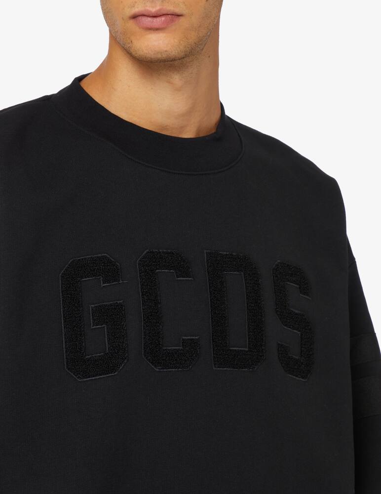 rinascente GCDS Magli girocollo logo velvet