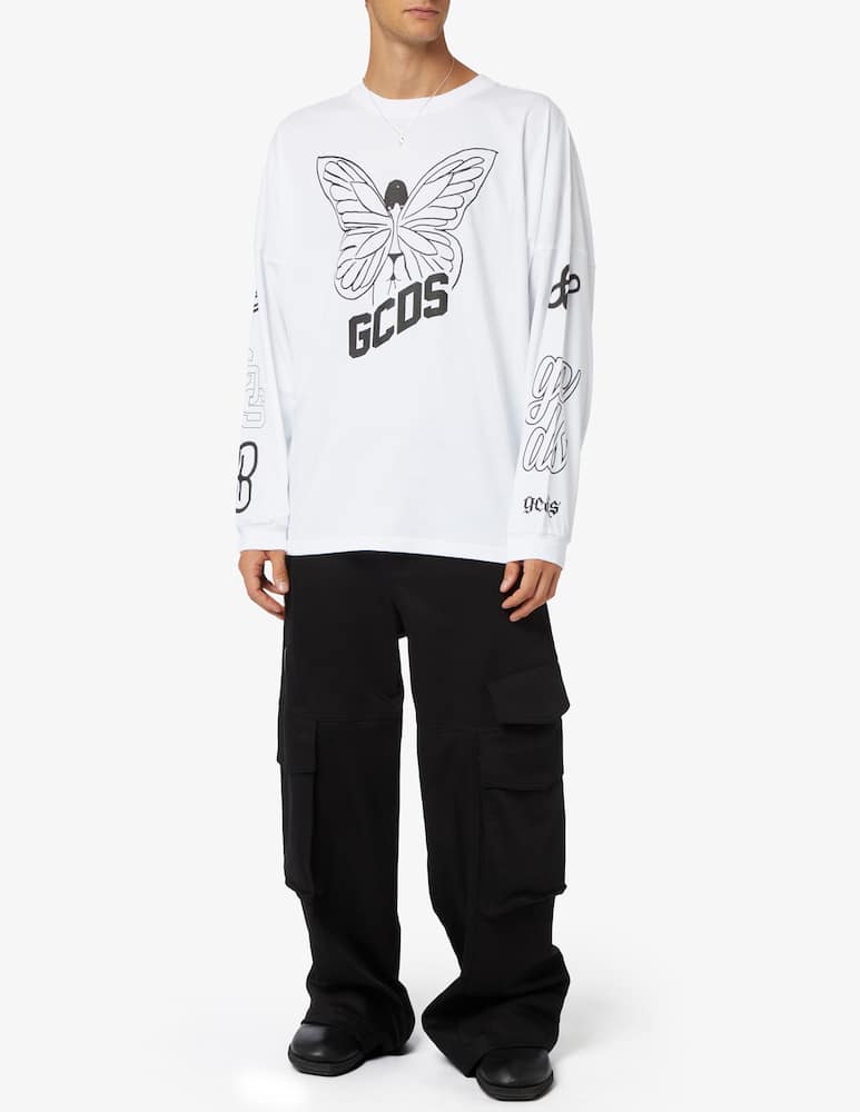 rinascente GCDS Butterfly print t-shirt
