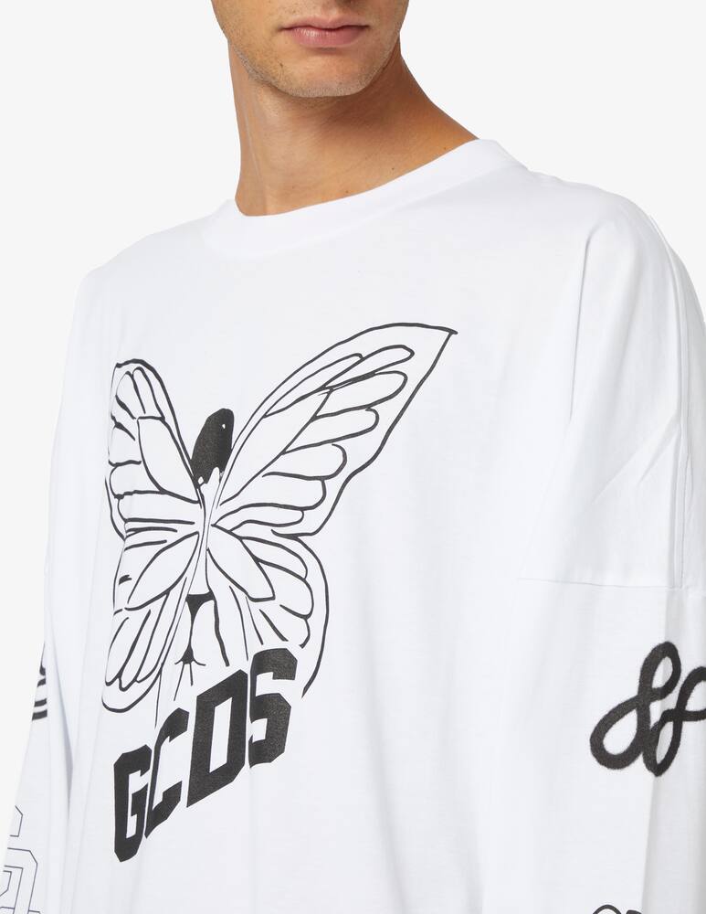 rinascente GCDS Butterfly print t-shirt