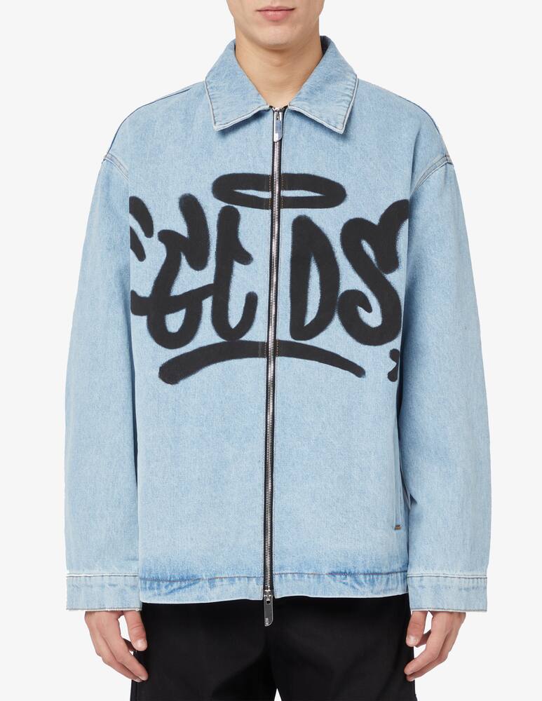 rinascente GCDS Giacca denim graffiti logo