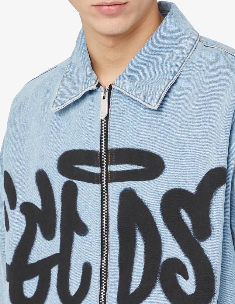 rinascente GCDS Giacca denim graffiti logo