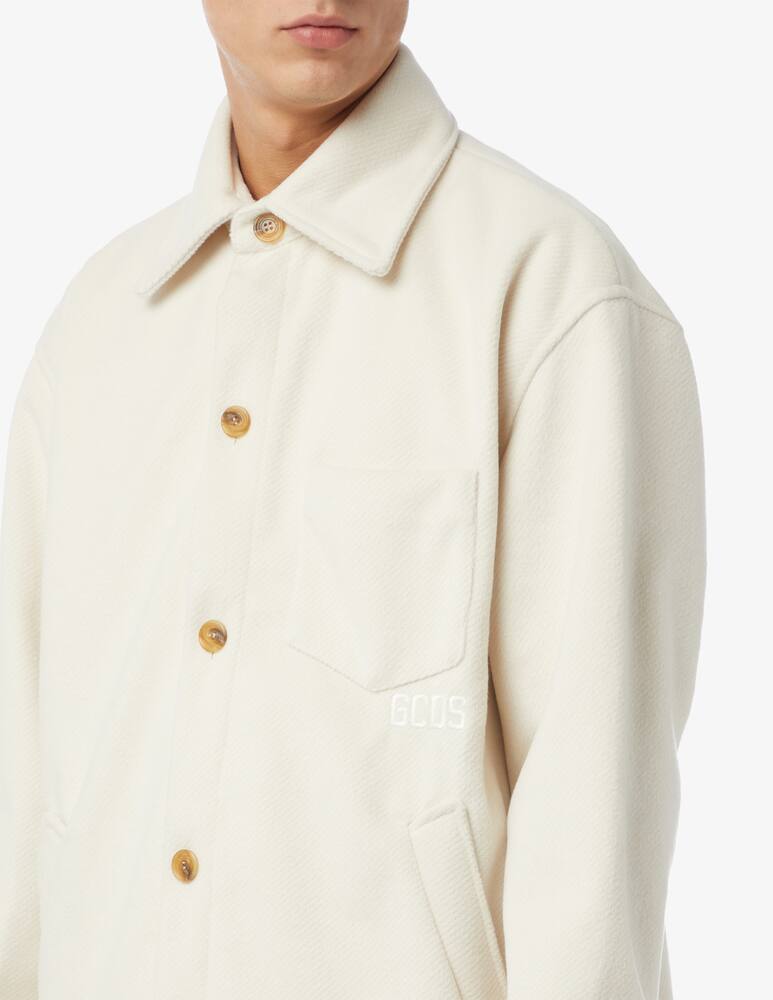 rinascente GCDS Logo back overshirt
