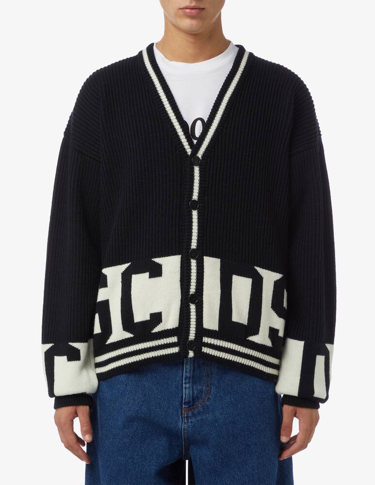 rinascente GCDS Cardigan band logo