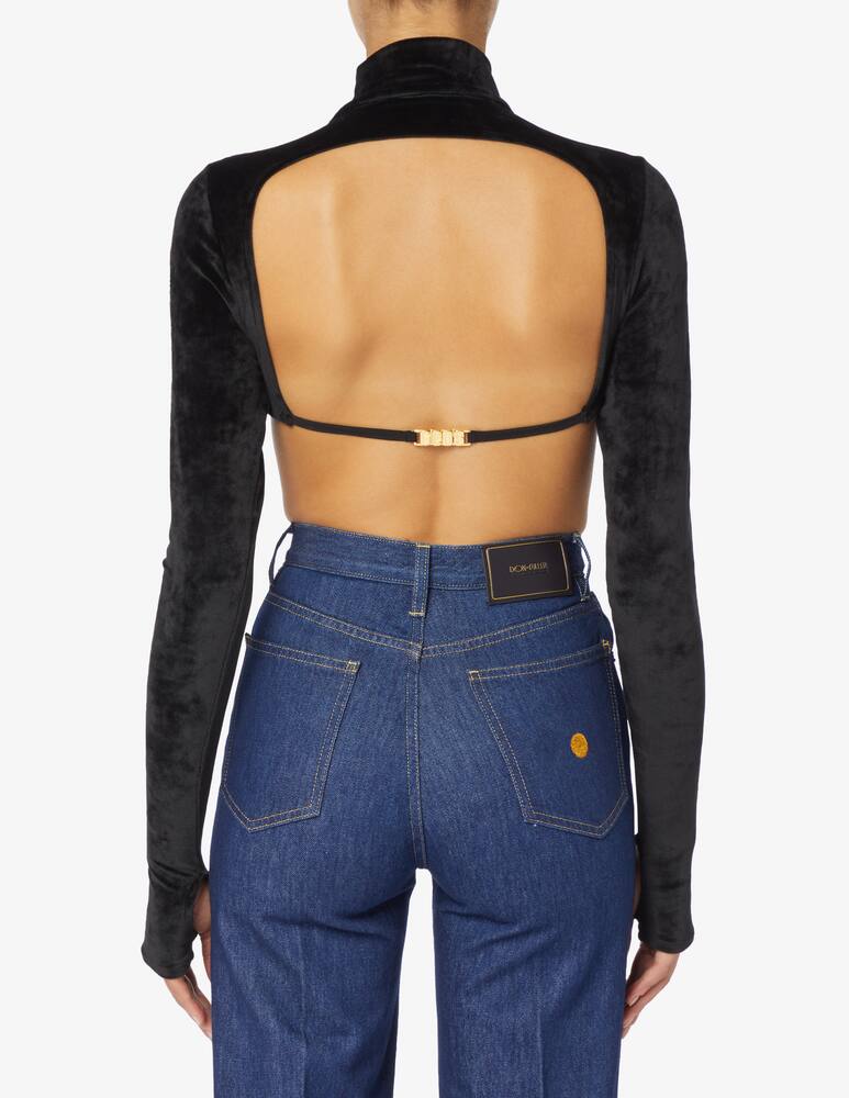 rinascente GCDS Crop top velvet