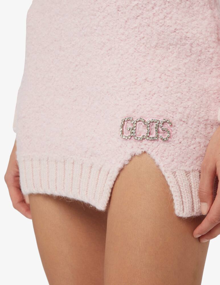 rinascente GCDS Mini skirt with logo knit