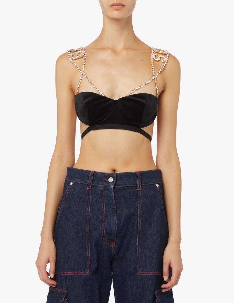 rinascente GCDS Bra velvet