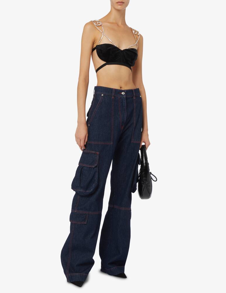 rinascente GCDS Bra velvet