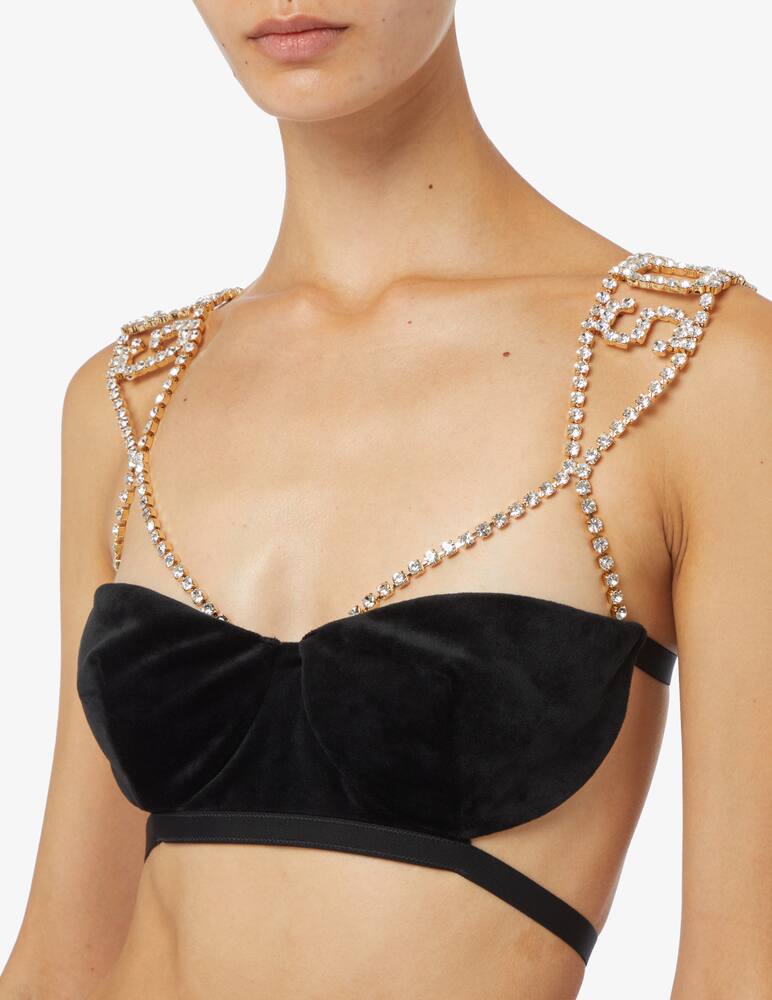 rinascente GCDS Bra velvet