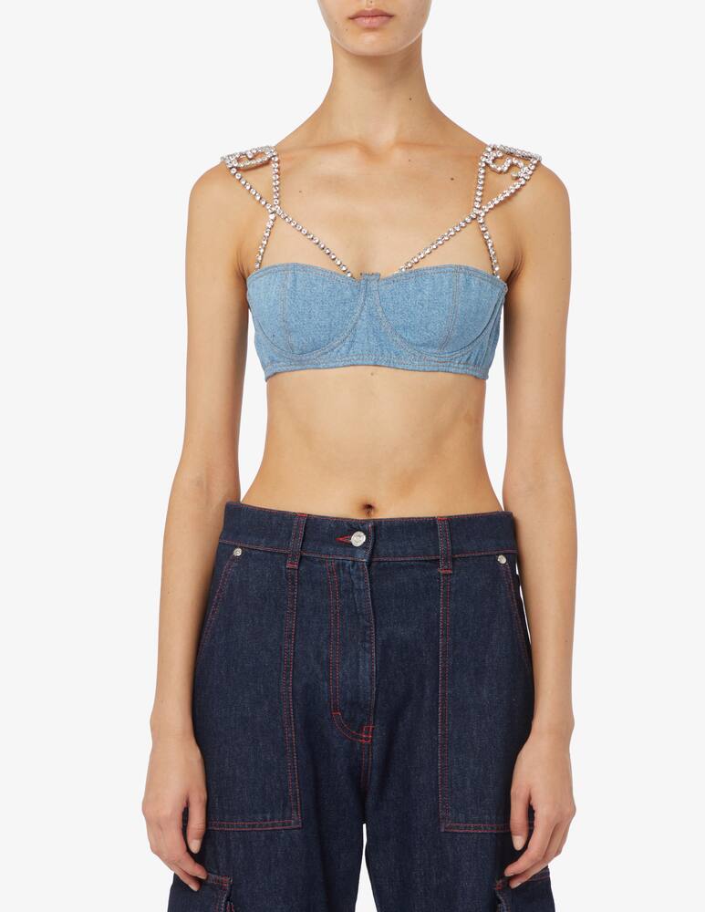 GCDS Reggiseno di jeans - immagine 1 GCDS Reggiseno di jeans - immagine 1