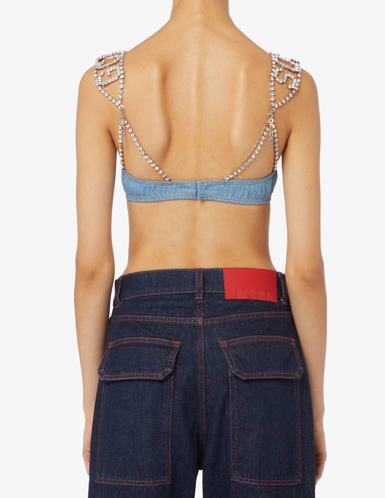 GCDS Reggiseno di jeans - immagine 3 GCDS Reggiseno di jeans - immagine 3