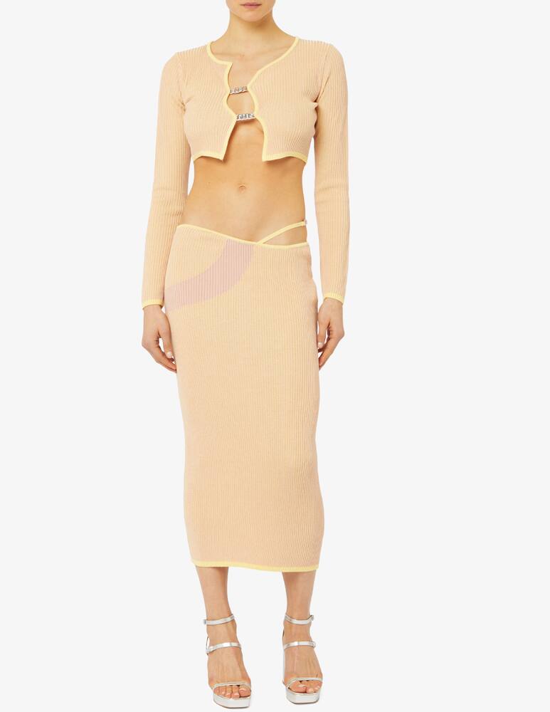 rinascente GCDS Gonna midi in maglia