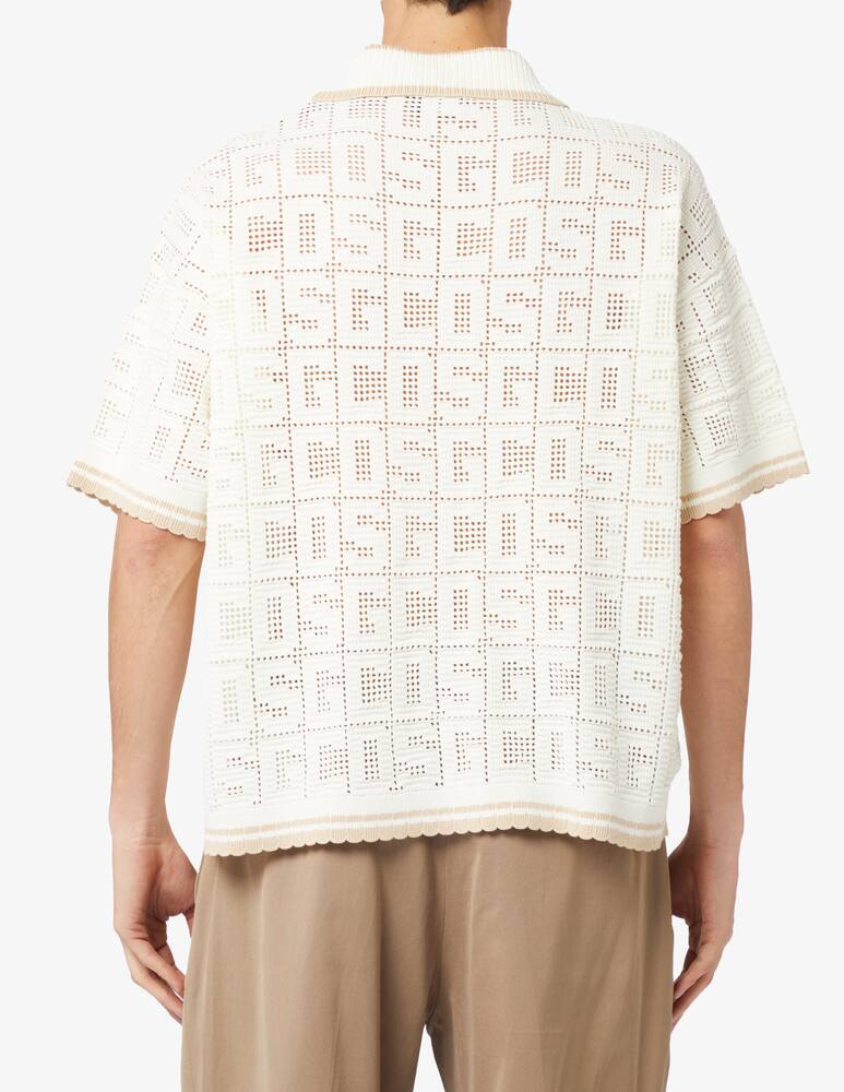 rinascente GCDS Camicia maniche corte knit monogram