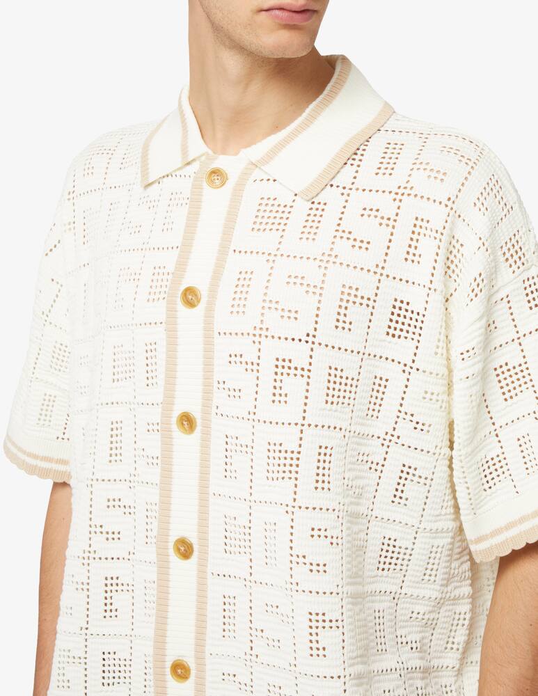 rinascente GCDS Camicia maniche corte knit monogram