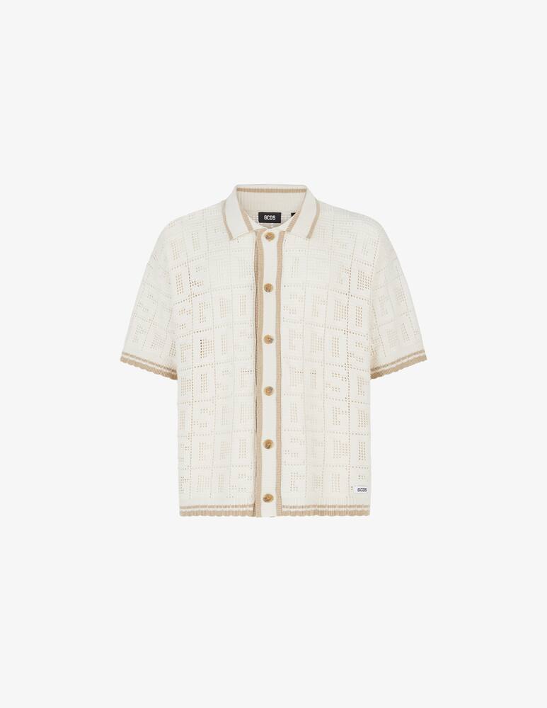 rinascente GCDS Camicia maniche corte knit monogram