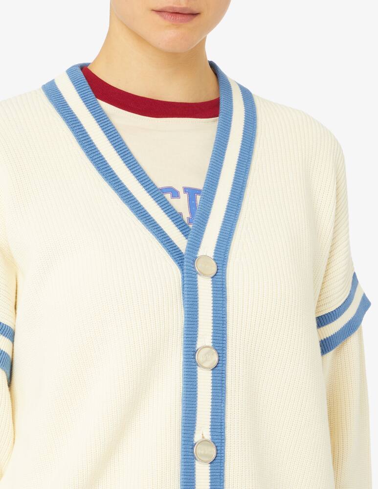 rinascente GCDS Logo cardigan
