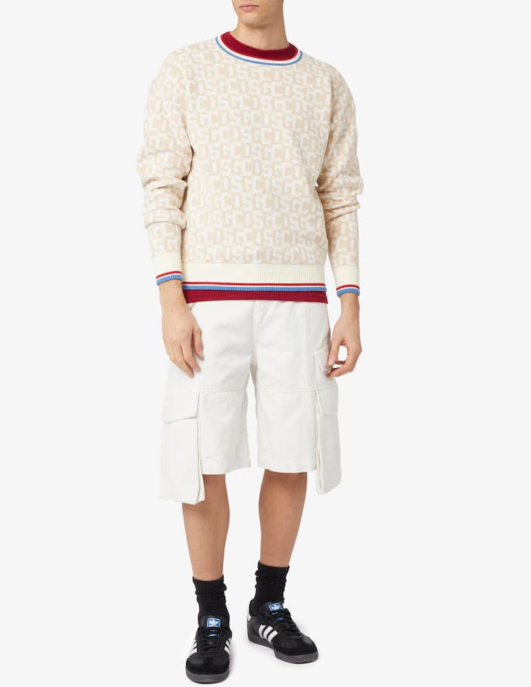 GCDS Maglia girocollo monogram knit - immagine 2 GCDS Maglia girocollo monogram knit - immagine 2
