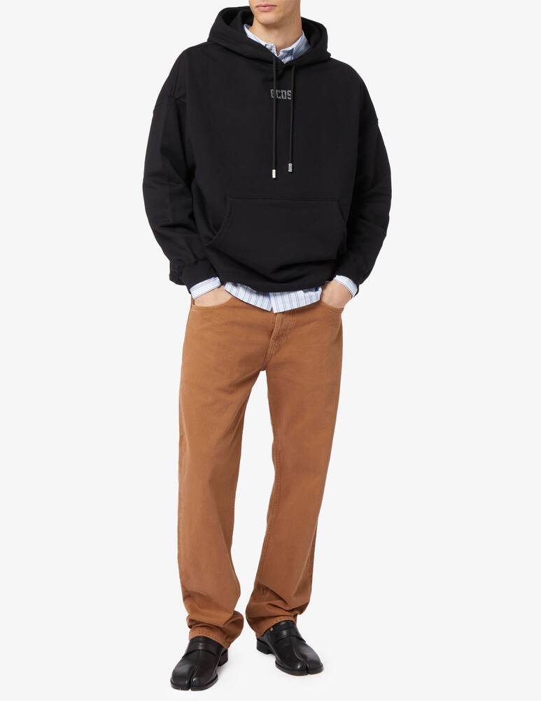 rinascente GCDS Felpa con cappuccio bling small logo