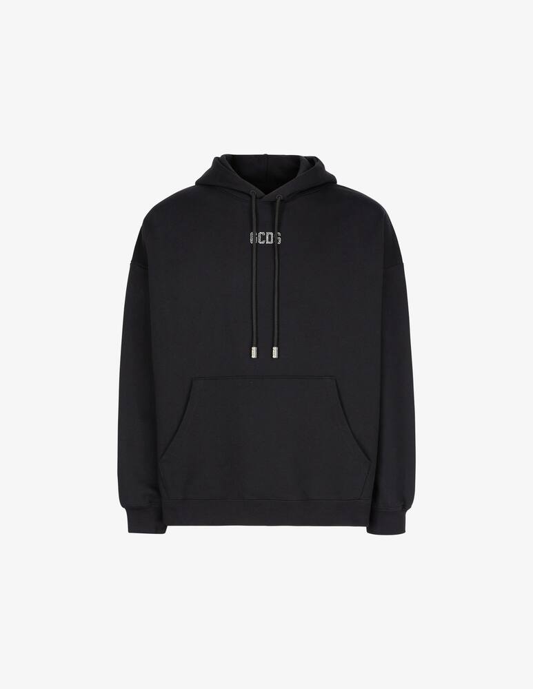 rinascente GCDS Felpa con cappuccio bling small logo