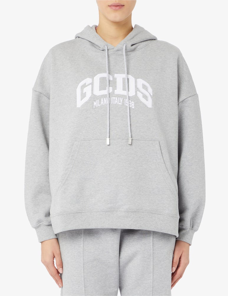 GCDS Felpa in cotone con logo - immagine 1 GCDS Felpa in cotone con logo - immagine 1