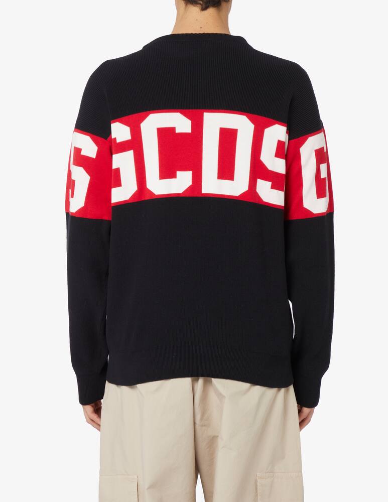 rinascente GCDS Maglia girocollo band logo knit