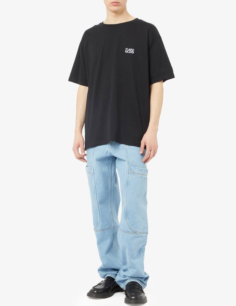 rinascente GCDS Ti amo small logo loose t-shirt