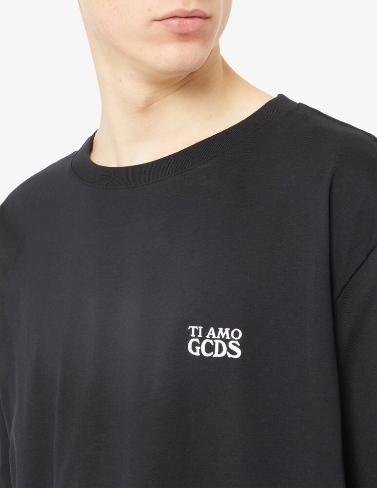 rinascente GCDS Ti amo small logo loose t-shirt