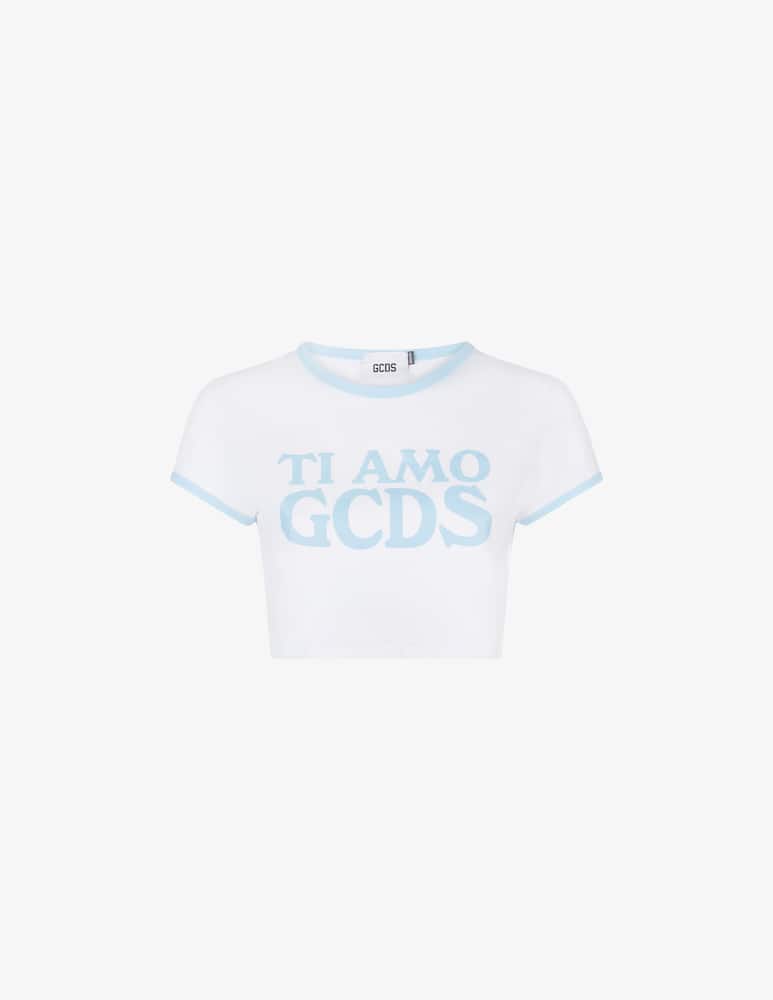GCDS Ti amo gcds cropped t-shirt - picture 1 GCDS Ti amo gcds cropped t-shirt - picture 1