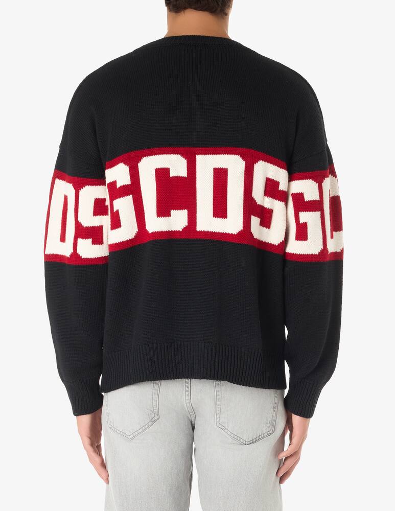 rinascente GCDS Knit crewneck jumper band logo