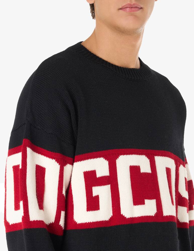 rinascente GCDS Knit crewneck jumper band logo