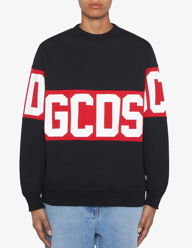 GCDS Band logo crew-neck jersey - picture 1 GCDS Band logo crew-neck jersey - picture 1