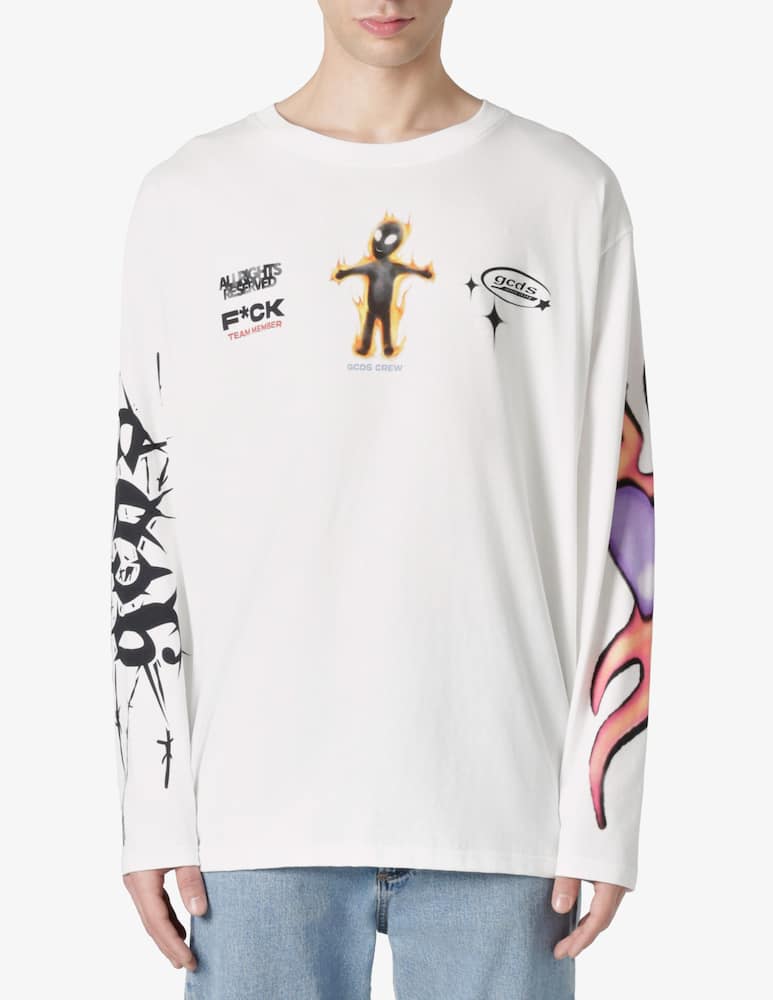 rinascente GCDS Graphics long sleeves t-shirt