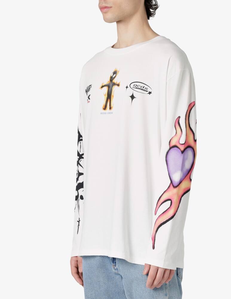 rinascente GCDS Graphics long sleeves t-shirt