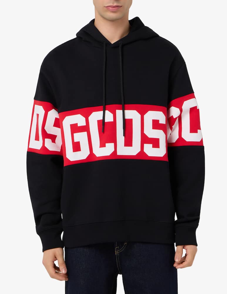 rinascente GCDS Felpa con cappuccio logo band