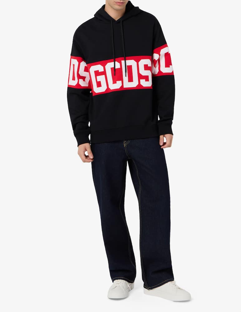 rinascente GCDS Felpa con cappuccio logo band
