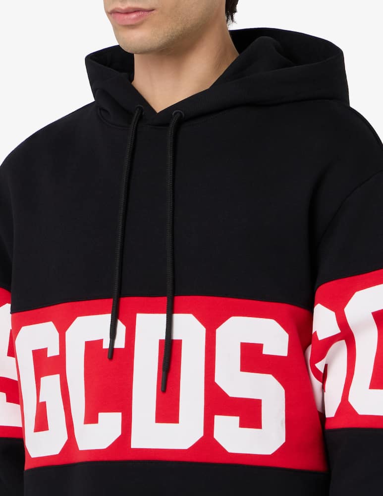rinascente GCDS Felpa con cappuccio logo band