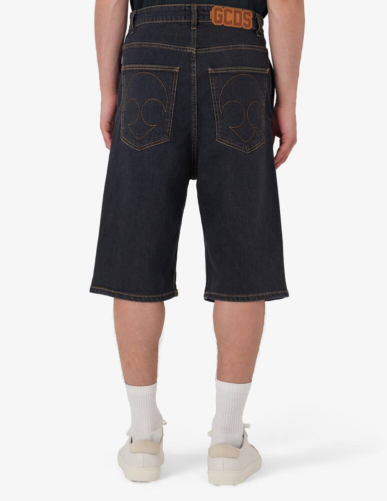 rinascente GCDS Lounge logo denim shorts