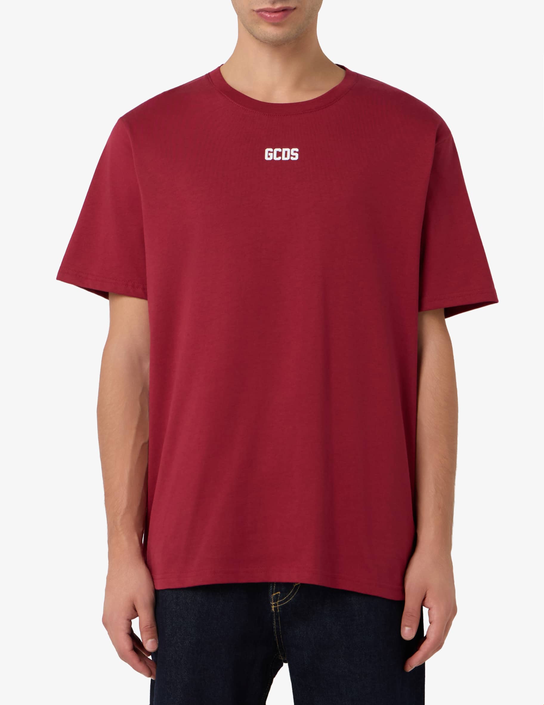 GCDS T-shirt Nera Con Logo Z0MLQC102J023/999R Unisex Adulto