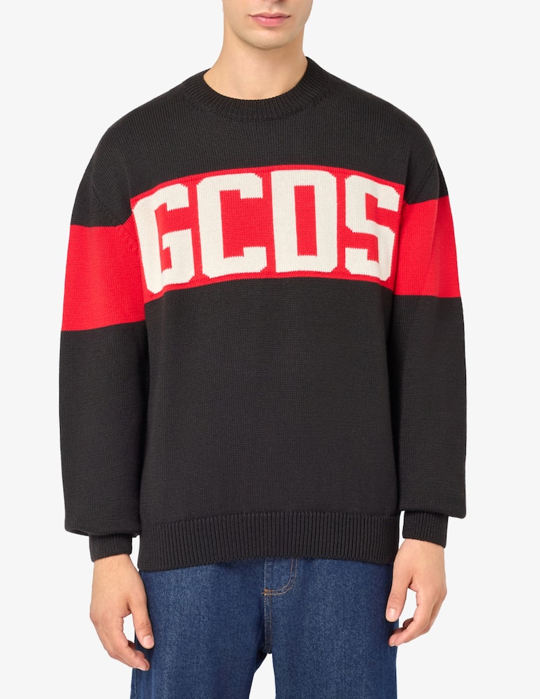rinascente GCDS Band logo crewneck jumper