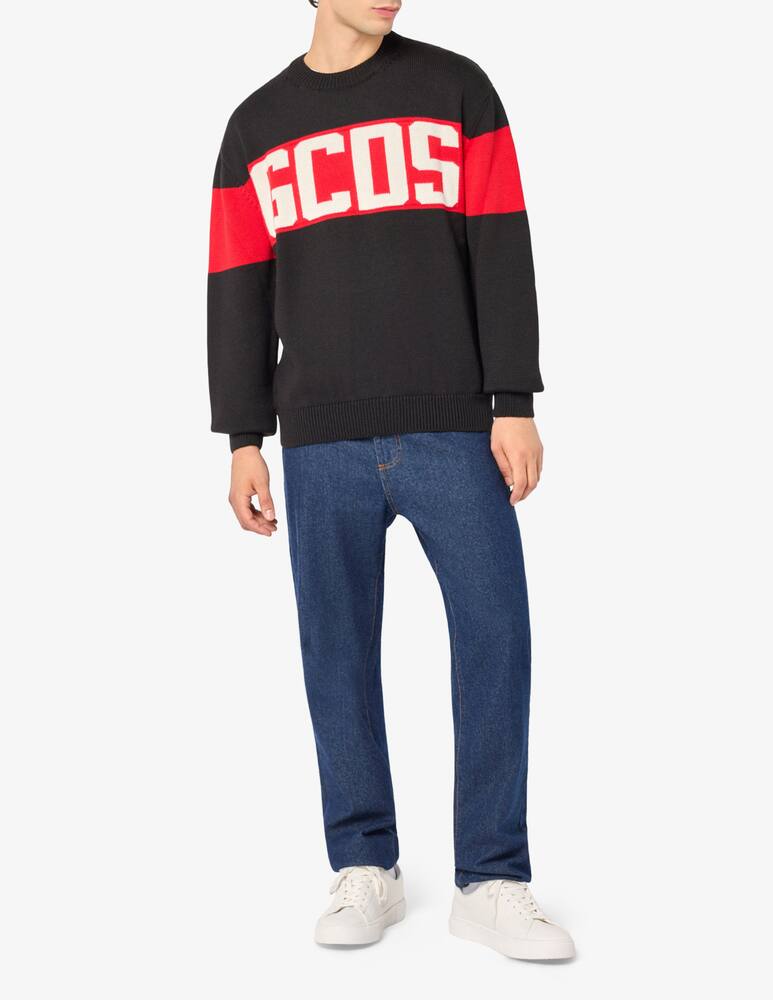 rinascente GCDS Band logo crewneck jumper