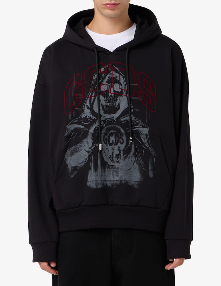 rinascente GCDS Gothic printed hoodie