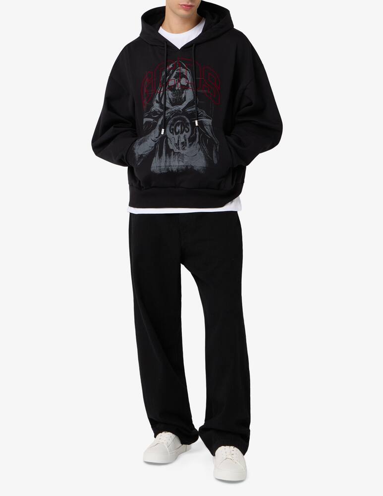 rinascente GCDS Gothic printed hoodie