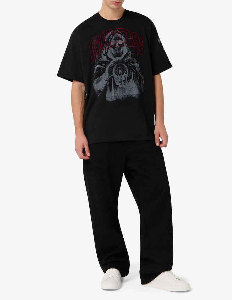 rinascente GCDS T-shirt con stampa gothic