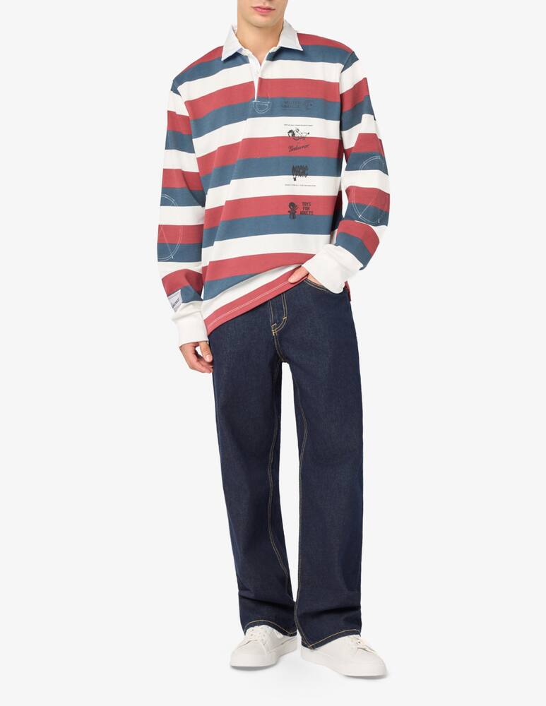 rinascente GCDS Striped magic polo