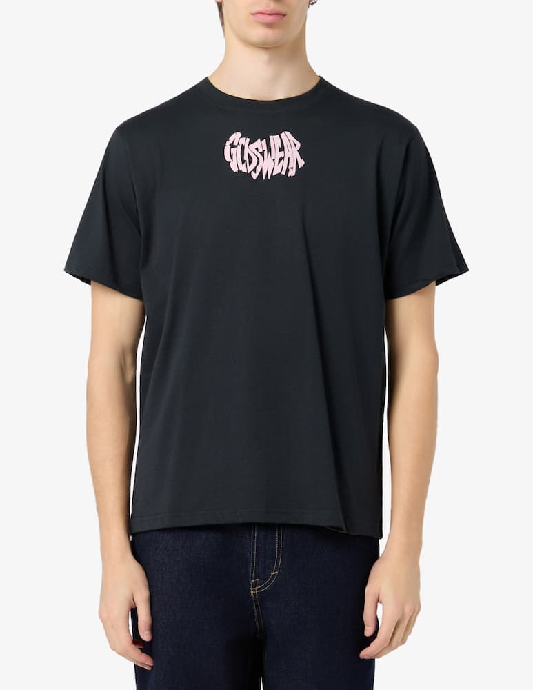 rinascente GCDS Apple logo print t-shirt