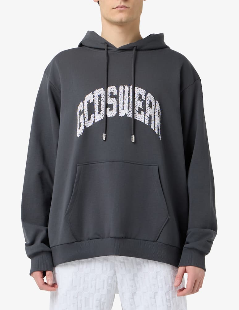 rinascente GCDS Felpa con cappuccio logo