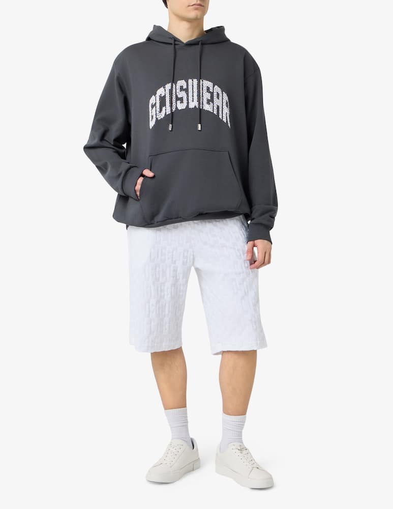 rinascente GCDS Felpa con cappuccio logo